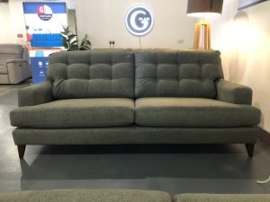 G Plan Amelia 4 Seater Sofa in green fabric