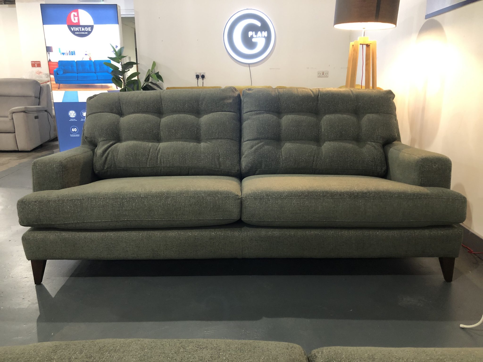 Image - 2026-10-03T101422.611 G Plan Amelia 4 Seater Sofa in green fabric