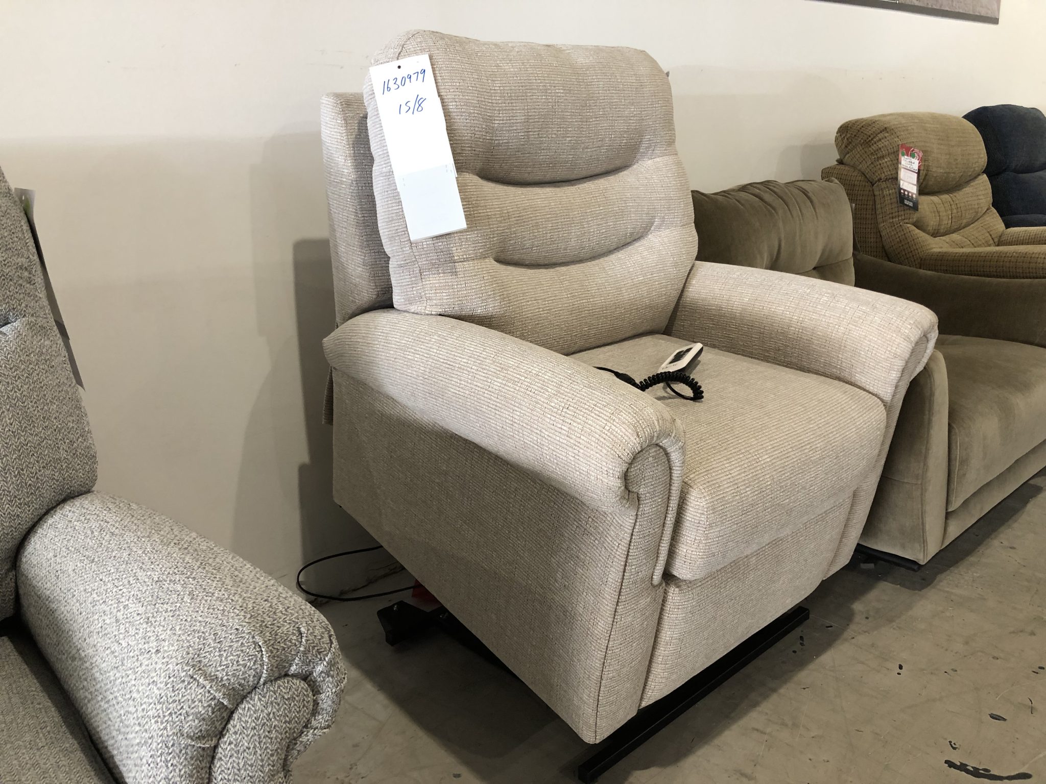 G Plan Holmes Electric Rise and Recline Armchair in Liso Tang