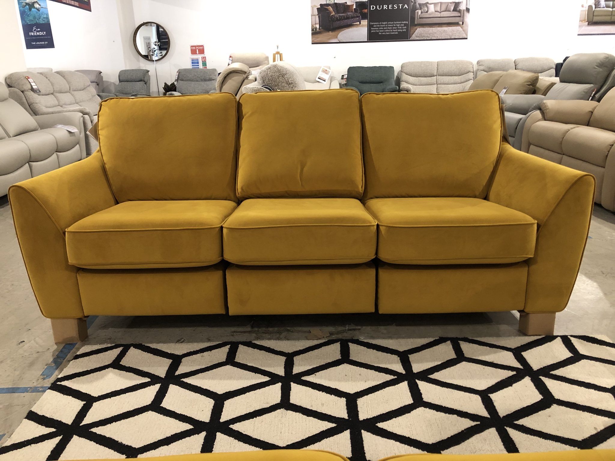 Image - 2026-10-14T152955.839 G Plan Vintage 68 Large Sofa with electric footrests in Plush Turmeric