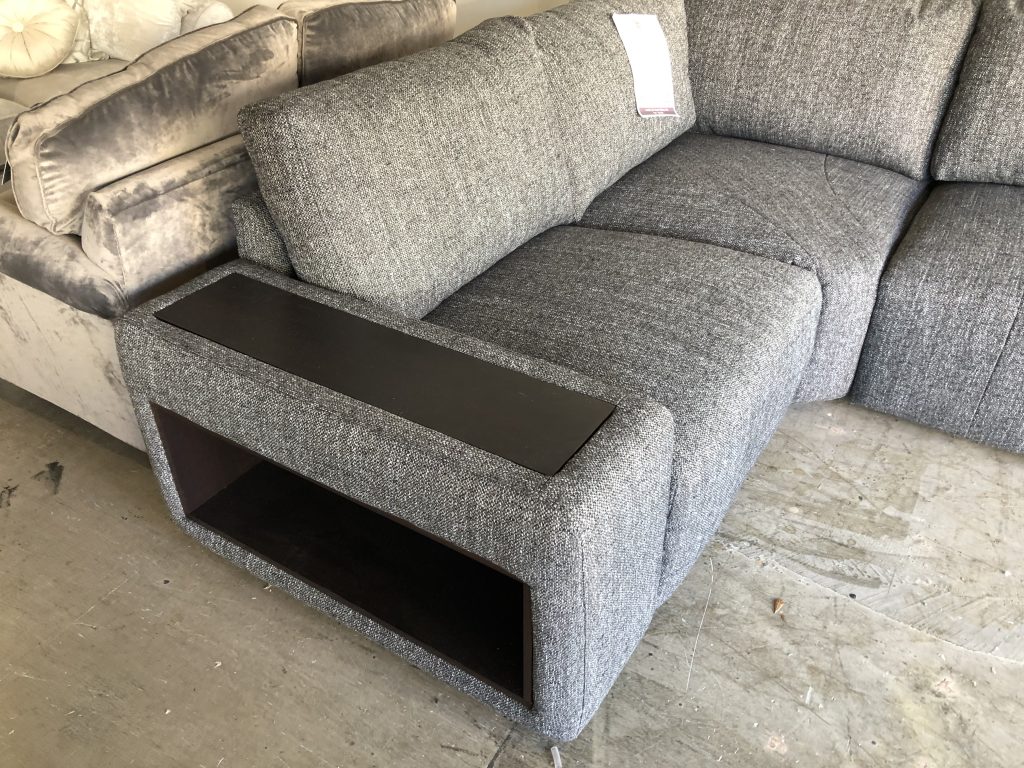 G Plan Vintage Morley Corner Modular Sofa in Synergy Granite