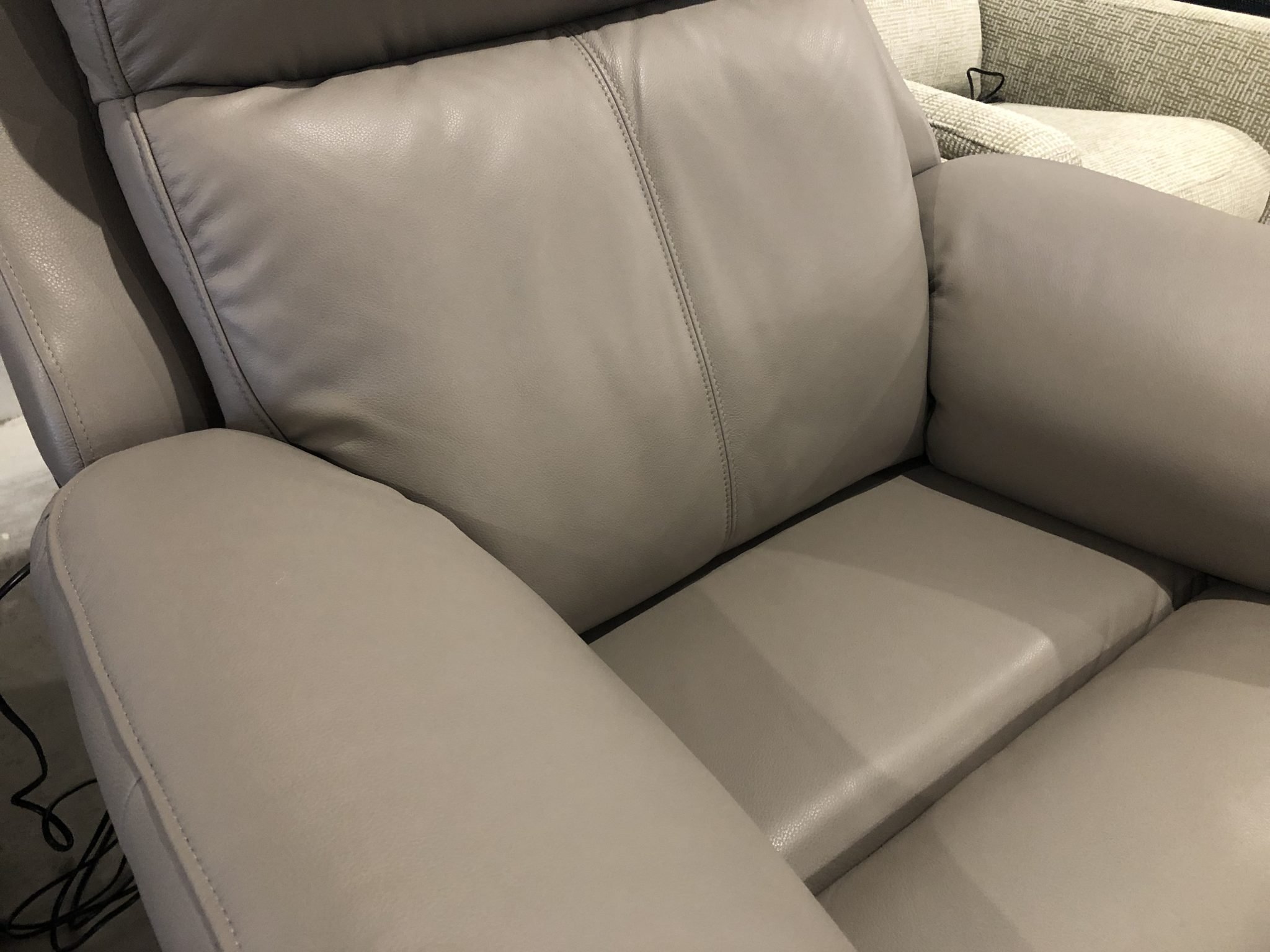 G Plan Kingsbury Electric Recliner Chair in Oxford Mushroom