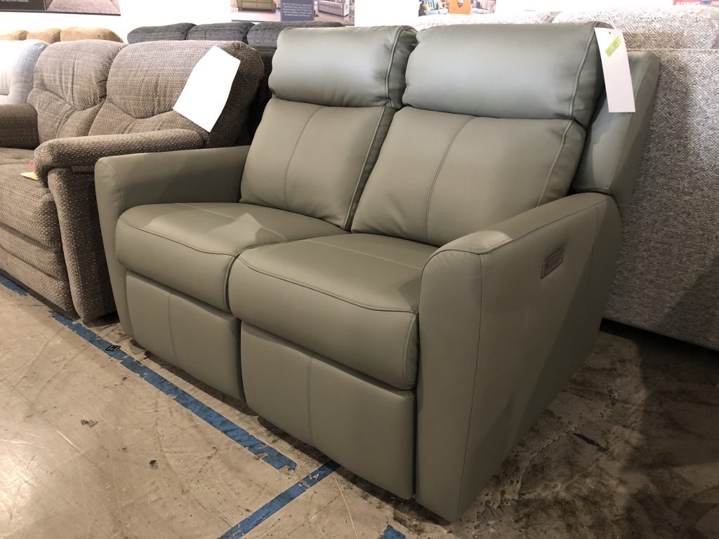 G Plan Wren 2 seater sofa with electric recliner headrest and lumbar in Cambridge Olive