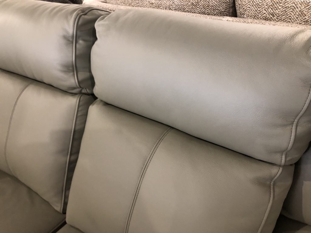G Plan Wren 2 seater sofa with electric recliner headrest and lumbar in Cambridge Olive