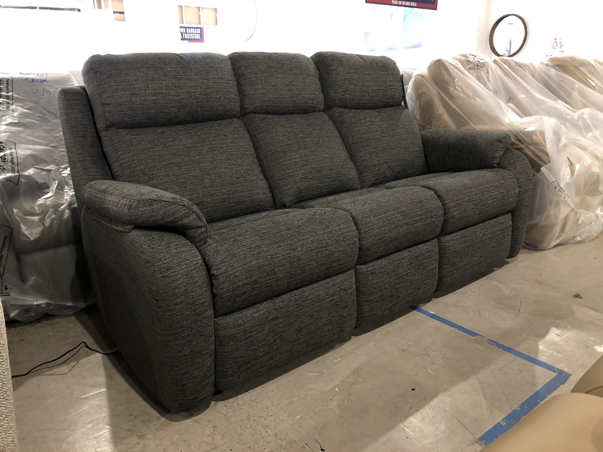 G Plan Kingsbury 3 Seater Sofa in Yarn Slate