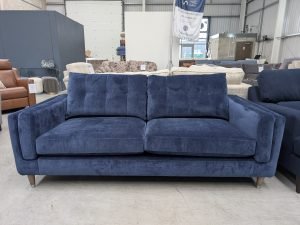 The Lounge Co. Madison 3 Seater Sofa in Indigo Jeans