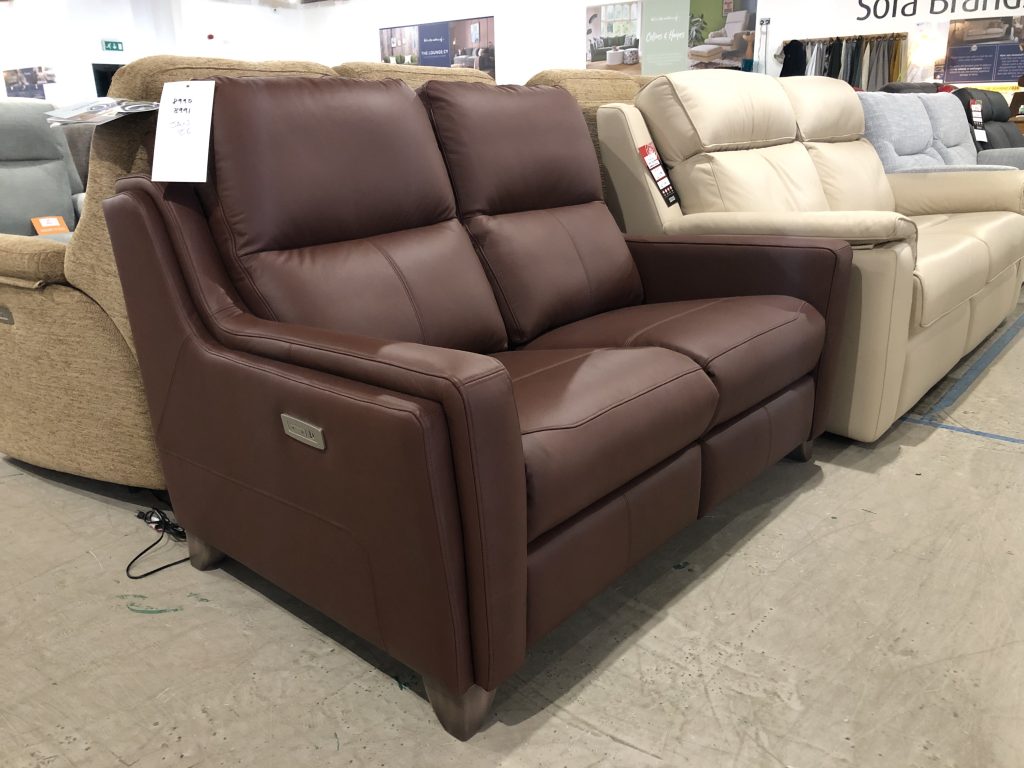 Image - 2026-04-17T110713.338 Parker Knoll Portland 2 seater with Electric Recliner in Brown Leather