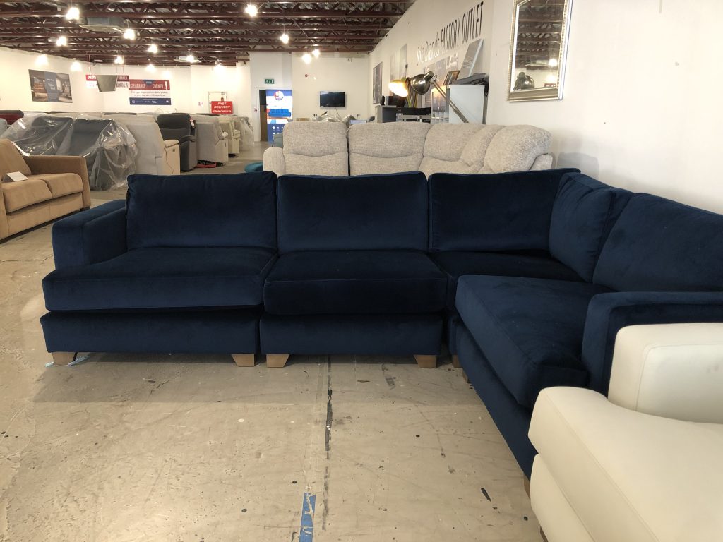 The Lounge Co. Lola Corner Sofa in High Tide