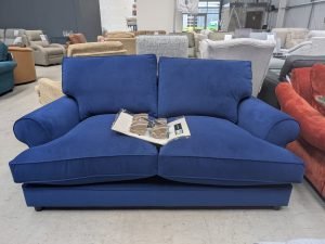 The Lounge Co. Briony 2.5 Seater Sofa in Blue Lagoon