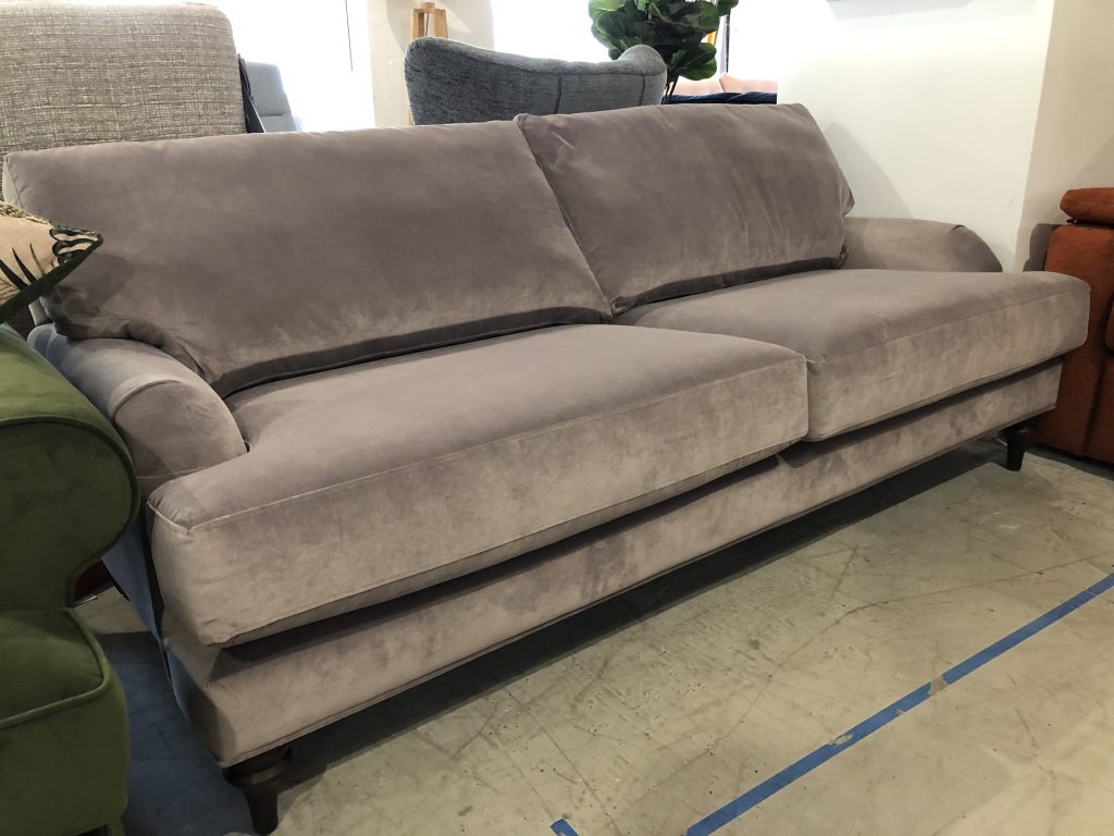 The Lounge Co. Rose 3 Seater in Grey Jasper