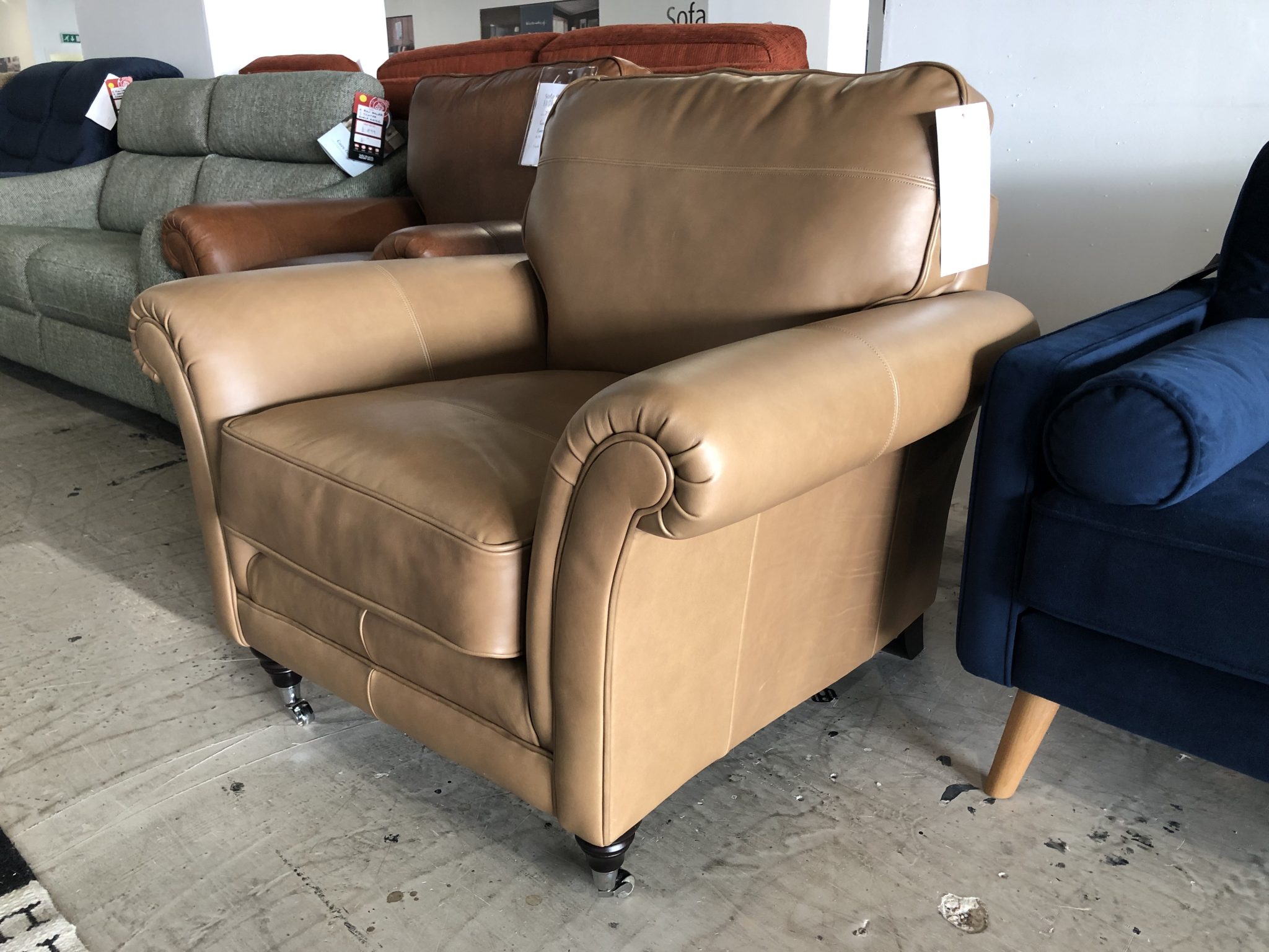 Parker Knoll Plaza Armchair in Rocco Truffle