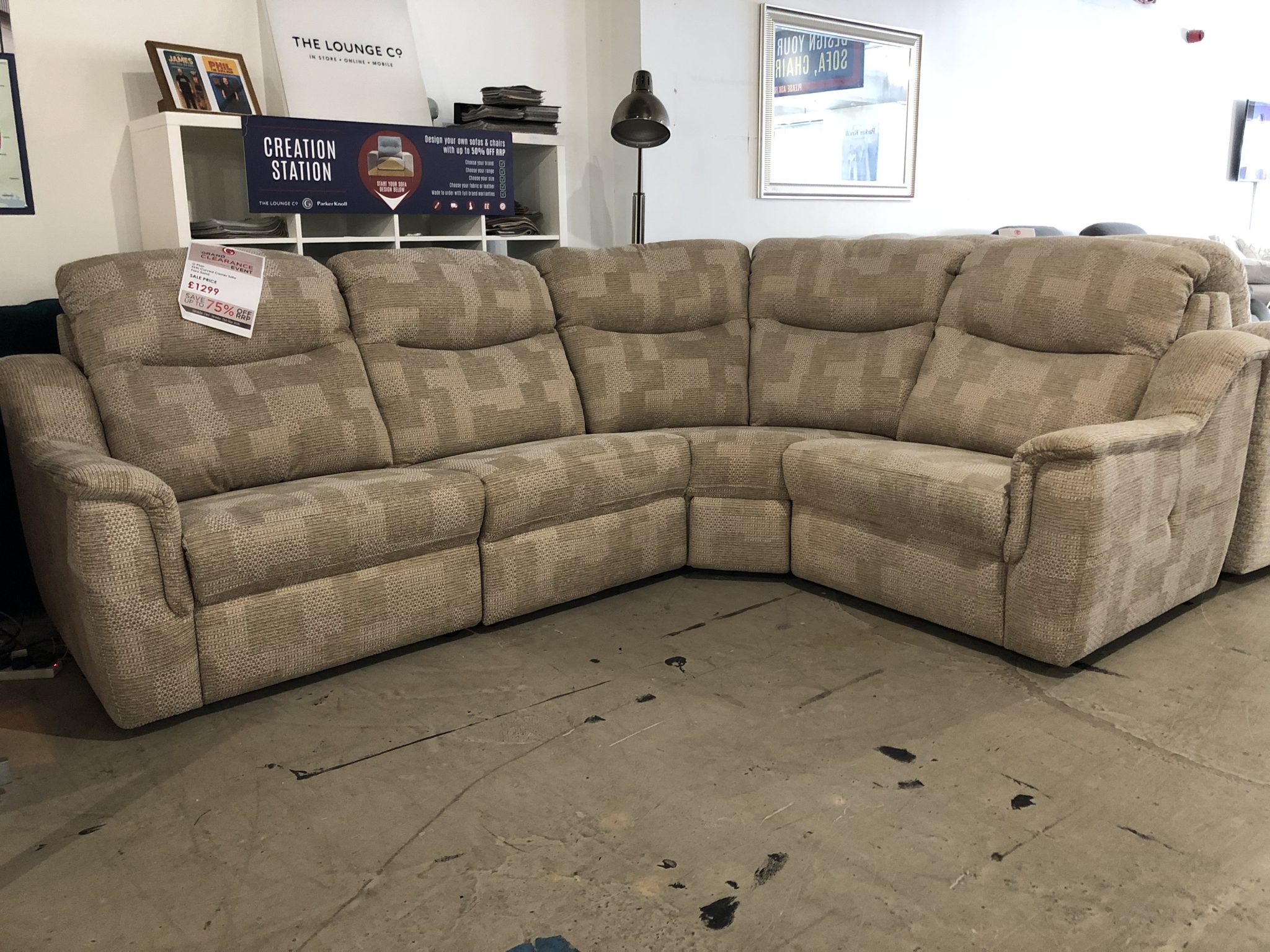 Image (30) G Plan Firth Large Modular Corner Sofa in Faro Sand