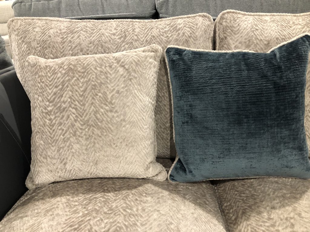 Parker Knoll Harlow 2 seater in Madri Midnight & Mahog Plain