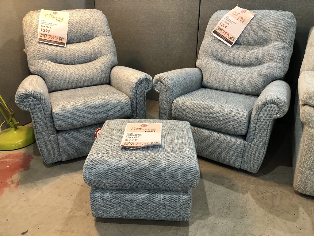 G Plan Holmes Armchair in Domaso Sky