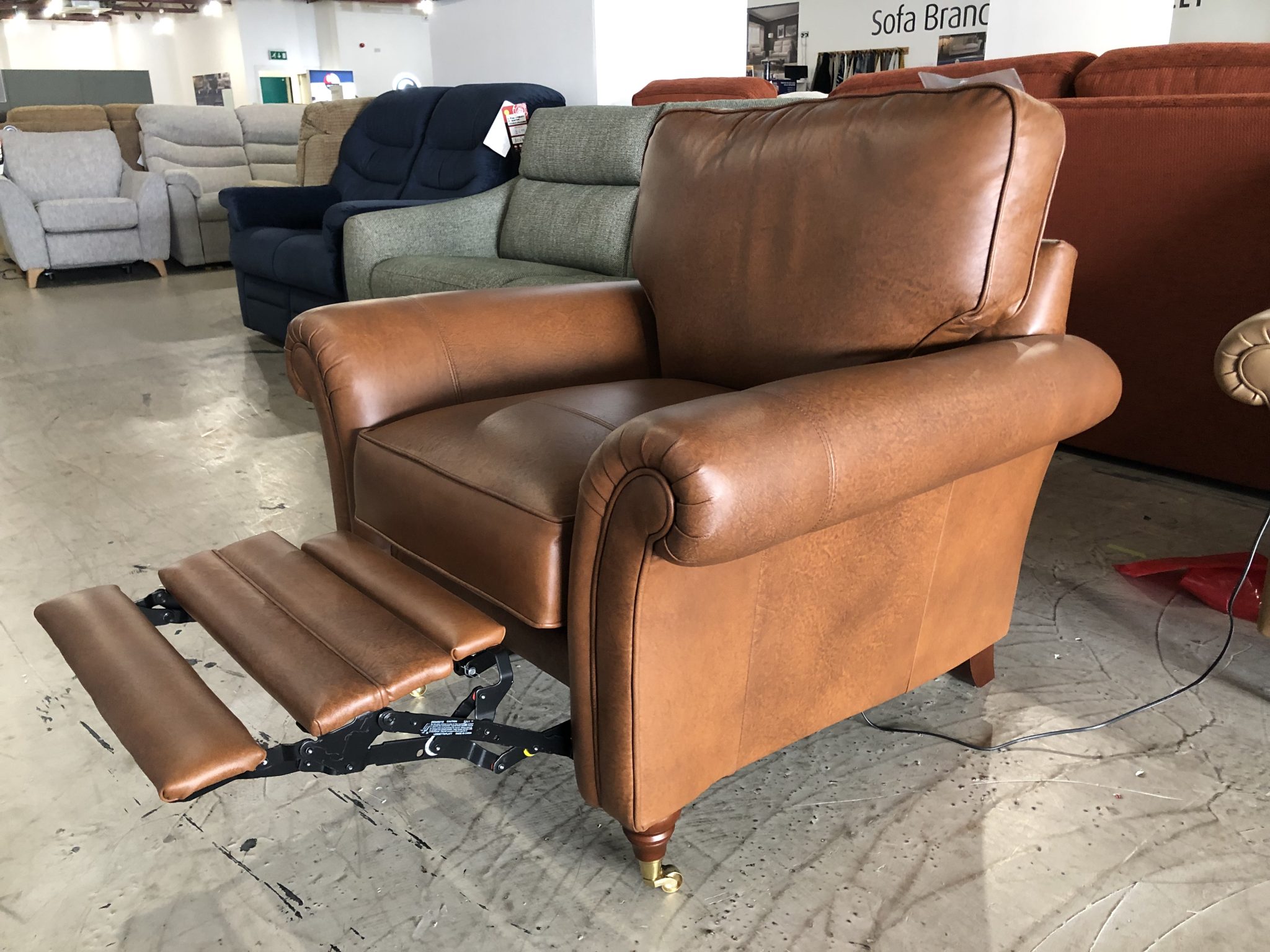 Parker Knoll Burghley Chair with electric footrest