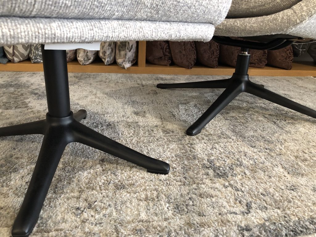 G Plan Swivel Armchair with Footrest