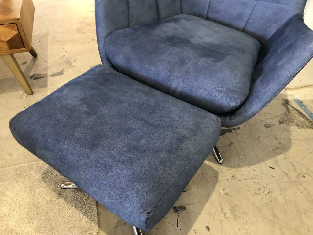 Image - 2026-08-07T122330.943 G Plan Actona Swivel Armchair with Footrest in Blue