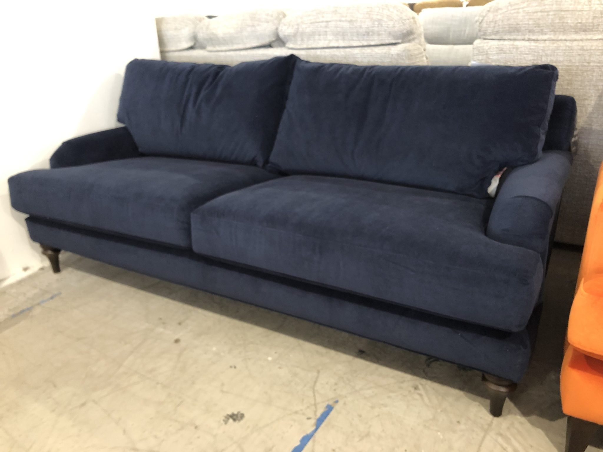 The Lounge Co. Rose 3 Seater in African Saphire