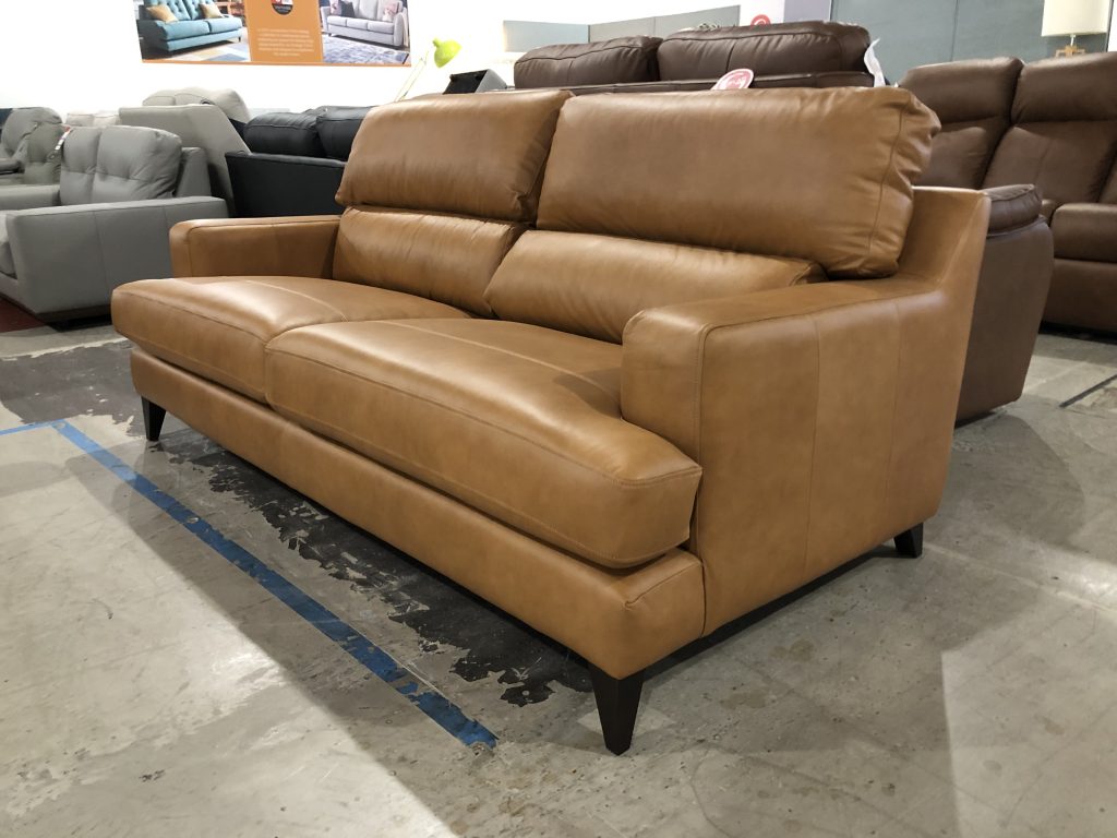 The Lounge Co. Romilly 3 Seater Sofa in Caramel Leather