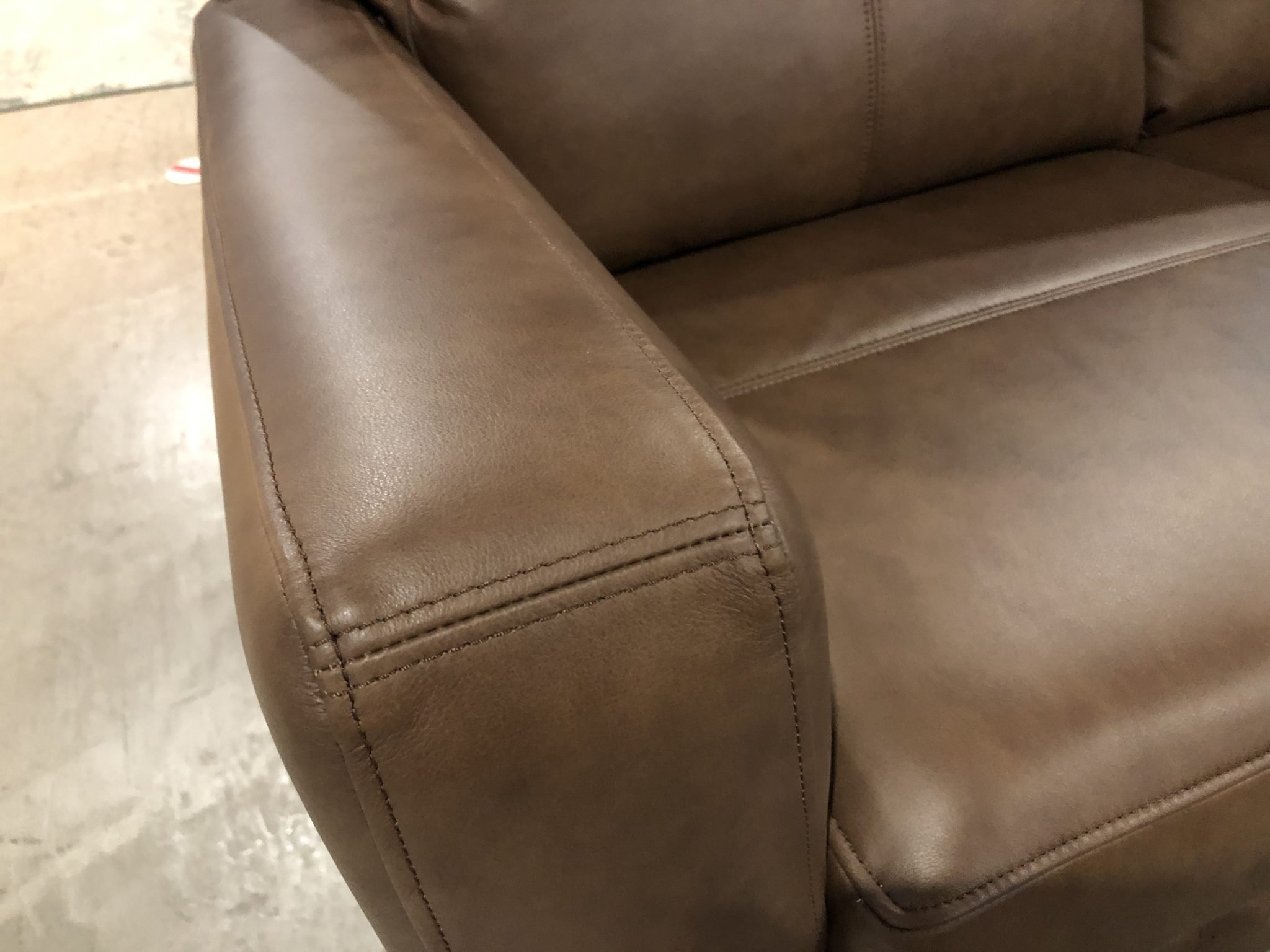 Parker Knoll Chicago 2 Seater Sofa in Brown Leather