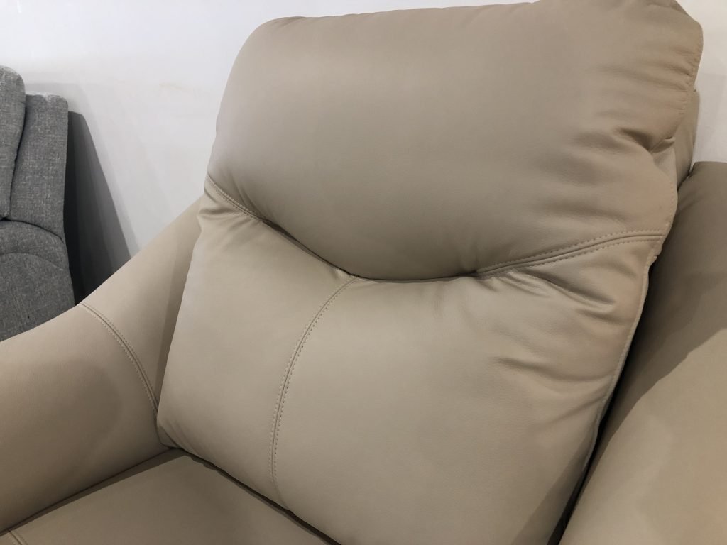 G Plan Olivia Power Recliner Chair with Adjustable Head and Lumbar in Cambridge Stone