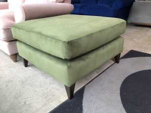 The Lounge Co Romilly Footstool in Woodland Moss