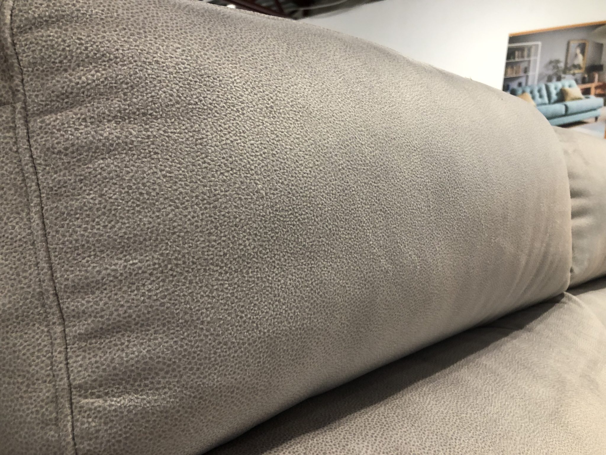 G Plan Thornbury Small Sofa with Electric Recliner in Stingray Platinum