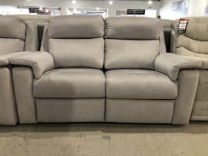 G Plan Thornbury Small Sofa with Electric Recliner in Stingray Platinum