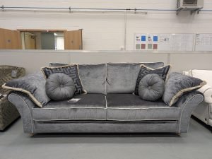 Duresta Princeton Large 3 Seater Sofa in Monarch - Anthracite