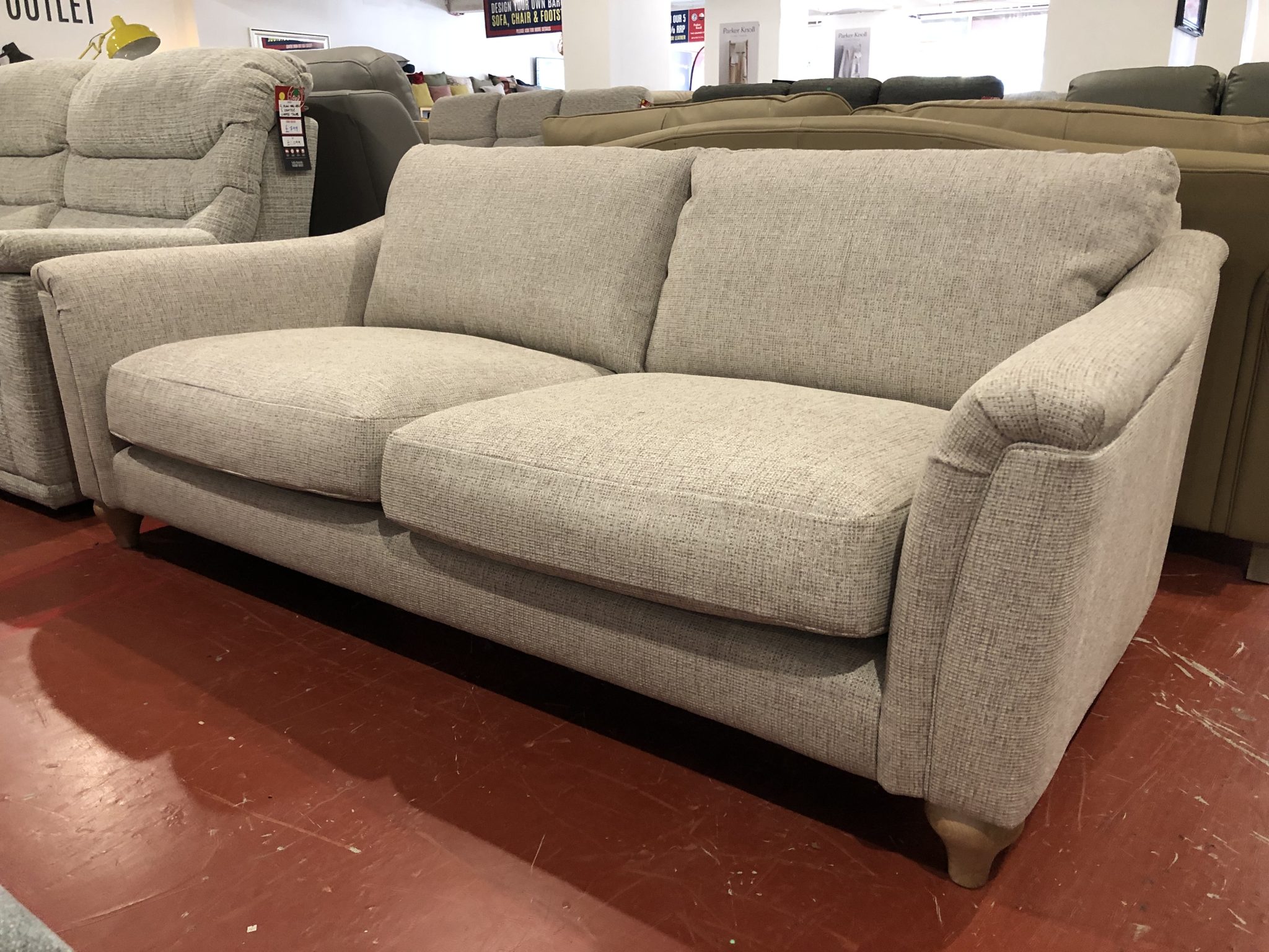 Parker Knoll Bromley Grand Sofa in cream