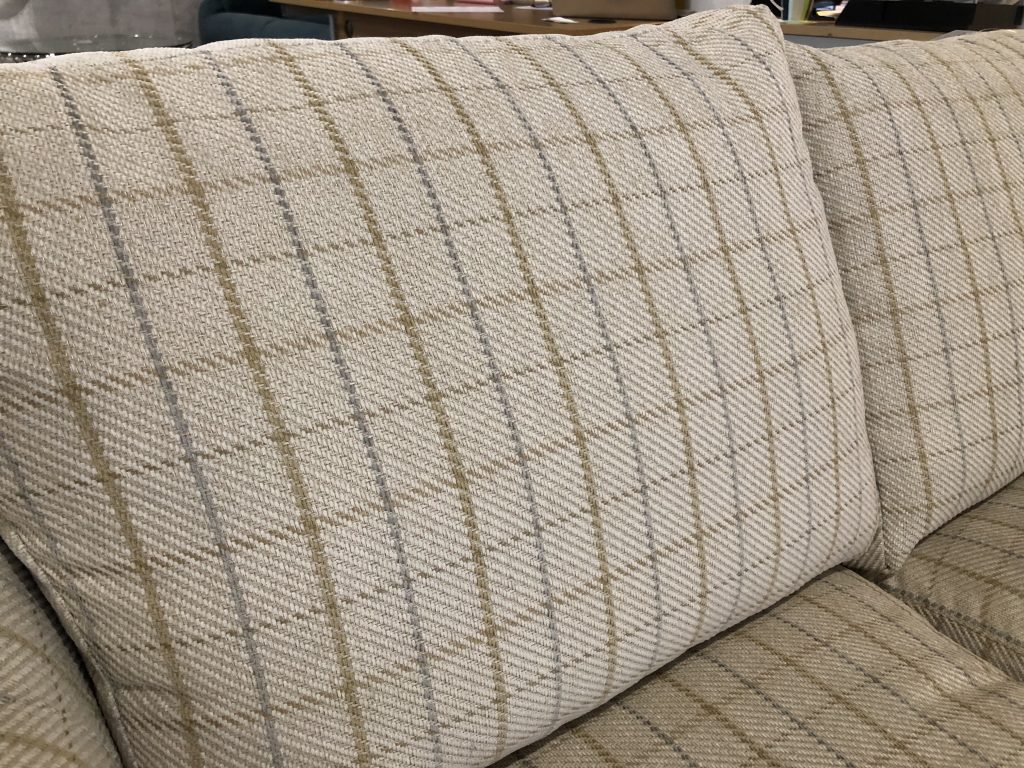 Parker Knoll Bromley Medium Sofa in cream check