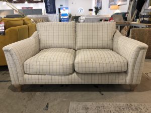 Parker Knoll Bromley Medium Sofa in cream check